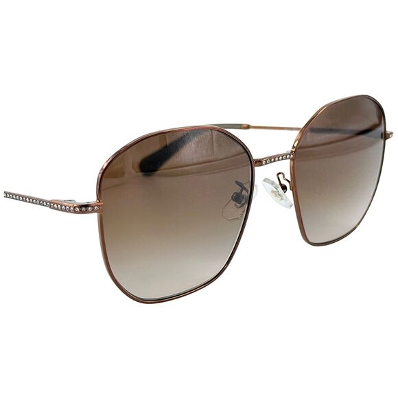 Swarovski SK7012D Womens Metal Sunglass 400213 Bronze 57-19 Brown Grad Lenses